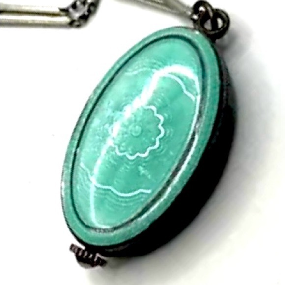 SALE Antique C. Bucherer Lucerne Suisse .955 Silver 15J Guilloche Watch Pendant - Picture 3 of 15